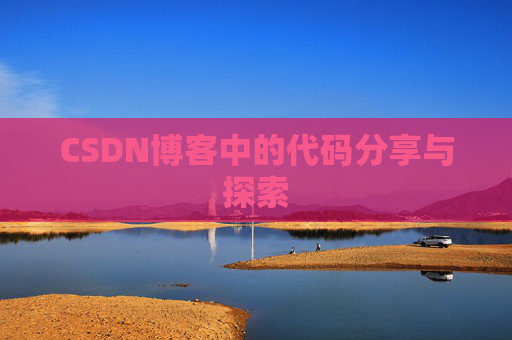 CSDN博客中的代码分享与探索